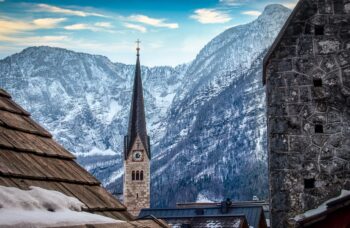 eglise hiver village