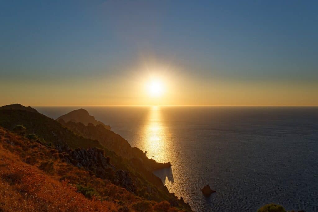 panorama vue piana corse