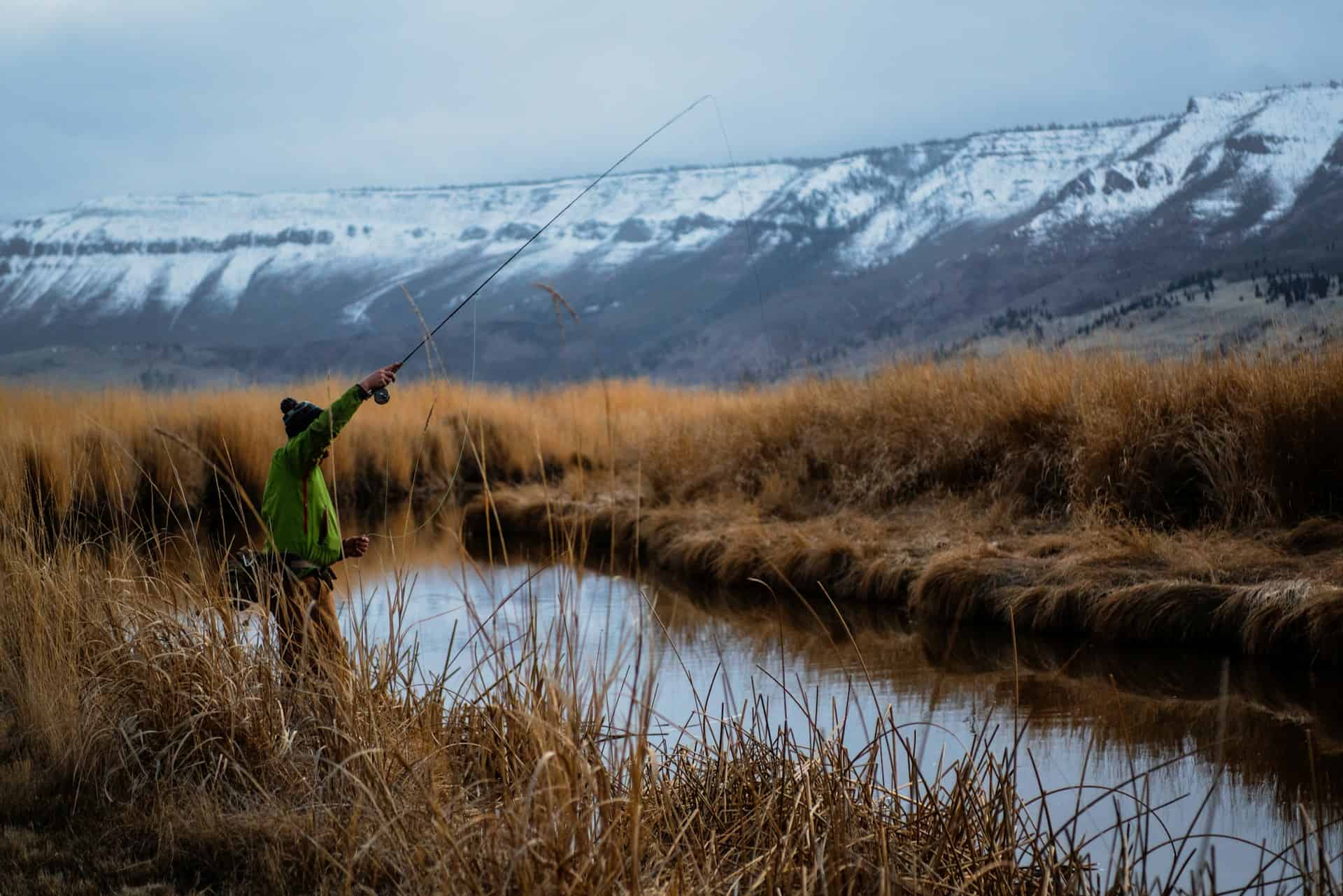 peche en hiver